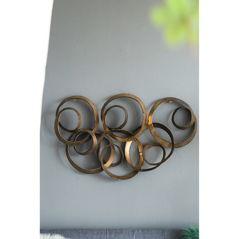 Composant mural feuille d'or, 38,5 x 22 x 4,2 po, pièce de décoration de salon de bureau, cadre en métal massif, simple à monter, élément en fer 100% 38,5 x 22 x 4,2 po, décoration, construction,