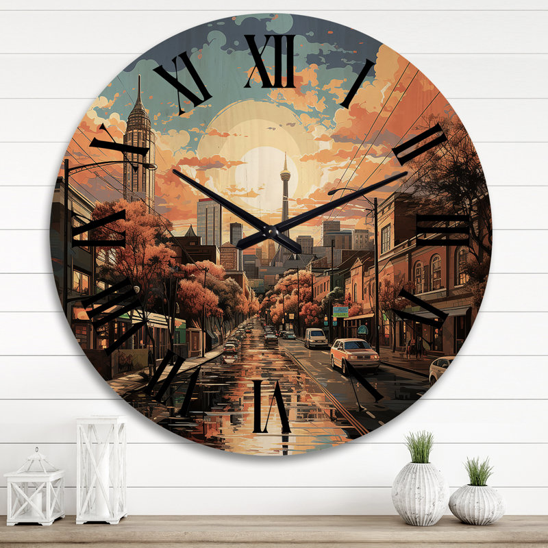 Très grande horloge murale Atlanta, Très grand