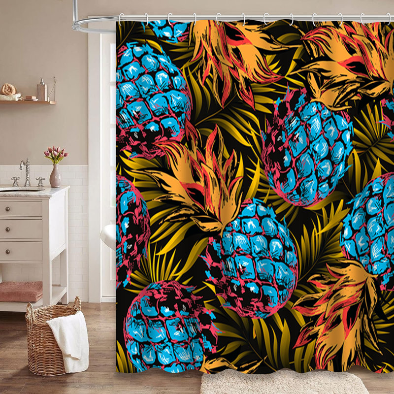 Rideau de douche Palm Tree, L 72 po x l 78 po
