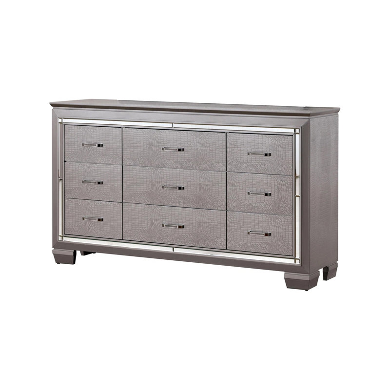 Commode Bellanova, argent, Argent argent