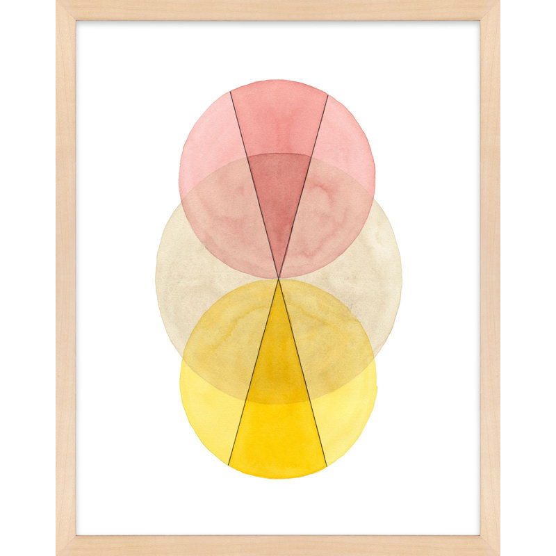 Peace Print by Allison Rietta, Brown Framed, 50" H x 40" W x 1.25" D