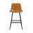 Cannell Upholstered Counter Stool with Metal Frame-857079428