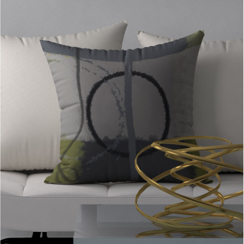 Reversible Throw Pillow, 24" x 24"