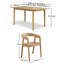   Extending Dining Table Set - 4 Seater -  Chairs -  -773041574