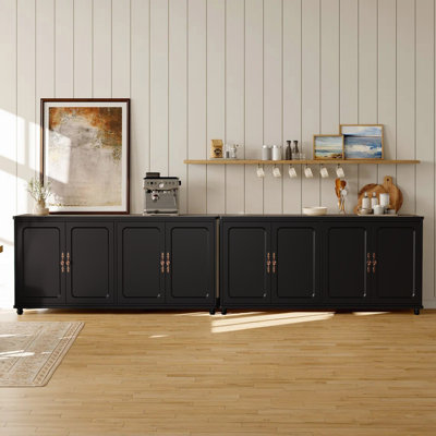 Veltri  60-In Vintage Four-Door Cabinet（2 PCS）