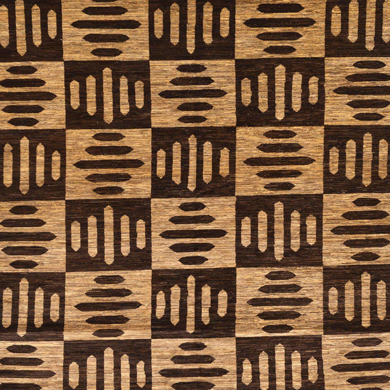 Tapis abstrait moderne 14, Carré 3 pi