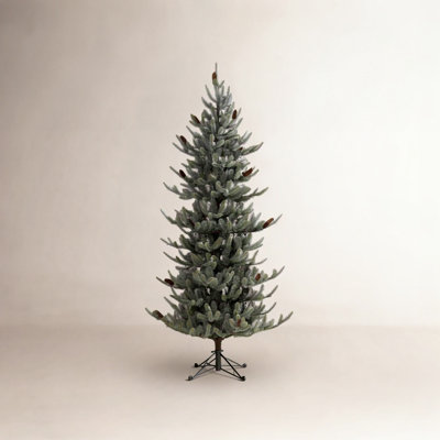 Pre-Lit Blue Spruce Fir Christmas Tree