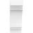 3"W x 8"H x 16"L Standard Pescadero Architectural Grade PVC Rafter Tail-37851316