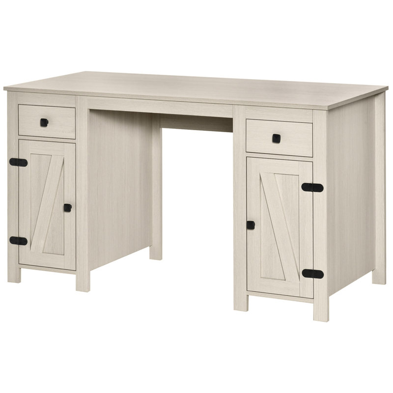 Bureau d'ordinateur avec rangement Farmhouse