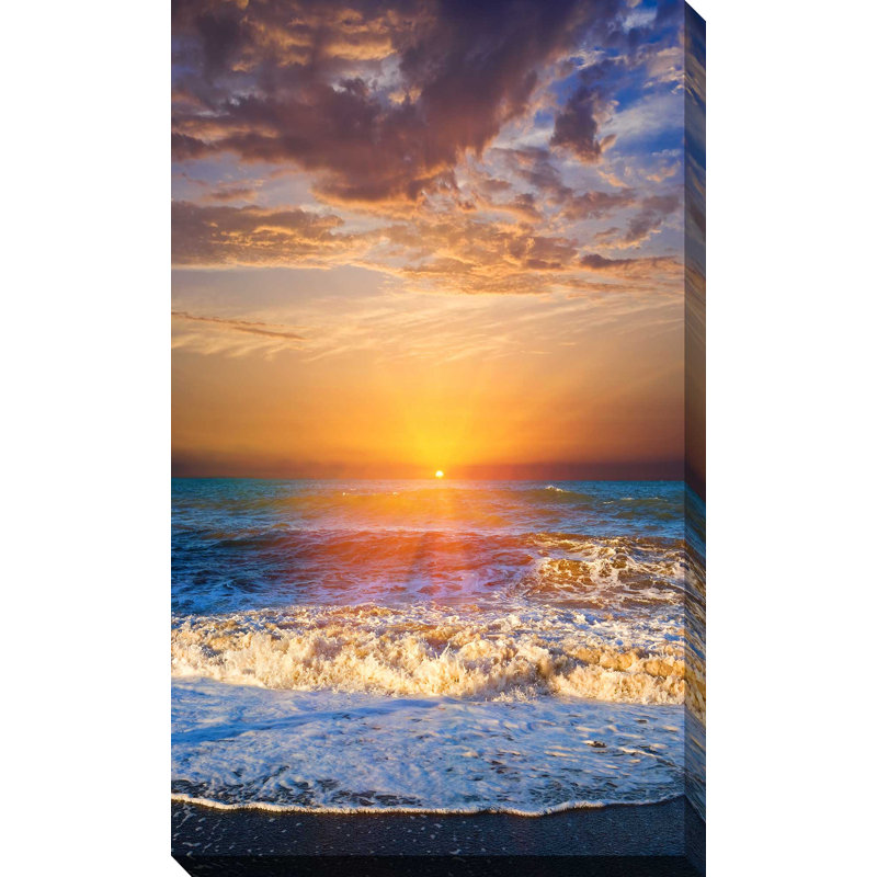 " Beach Sunset ", 30" H x 18" W x 1" D