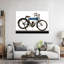 1930, Motobecane, 100 CC, B.M.A, Type MB3, paysage abstrait classique, art mural-1895081181
