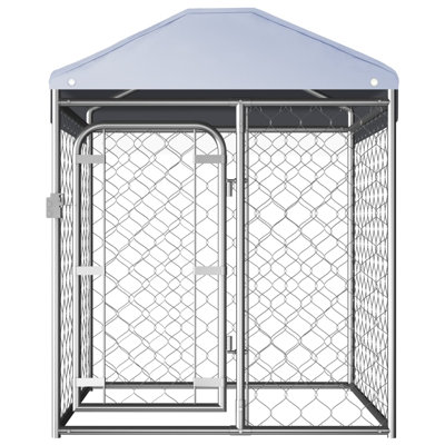 Crelake Exercise Pen with Pet Door