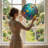7.8"H Underwater Scene Stained Glass Window Panel-878219905