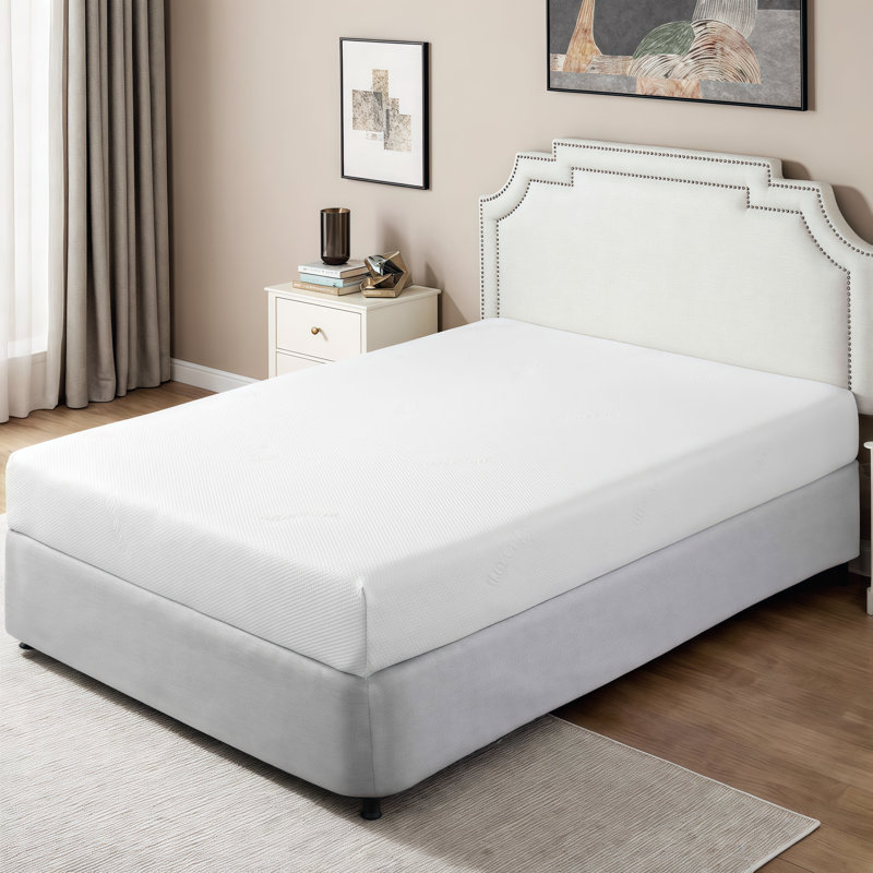 Matelas en mousse viscoélastique gélifiée 8 pouces dans une boîte - Soulagement de la pression de refroidissement et soutien de l'isolation des mouvements
