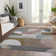 Machine Washable Indoor/Outdoor Cinead ACN1667 Mocha Rug