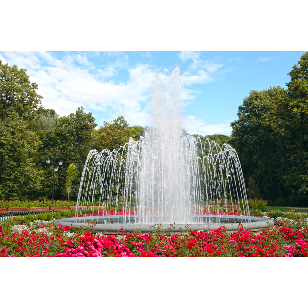 Großer Springbrunnen von Innafelker - Leinwandfoto