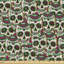 Gayden Creepy Head Bones with Paisley Floral Fabric