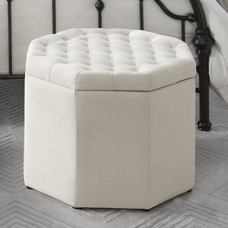 Rangement spécialisé 25 po noir capitonné, Lin gris pâle, Médium