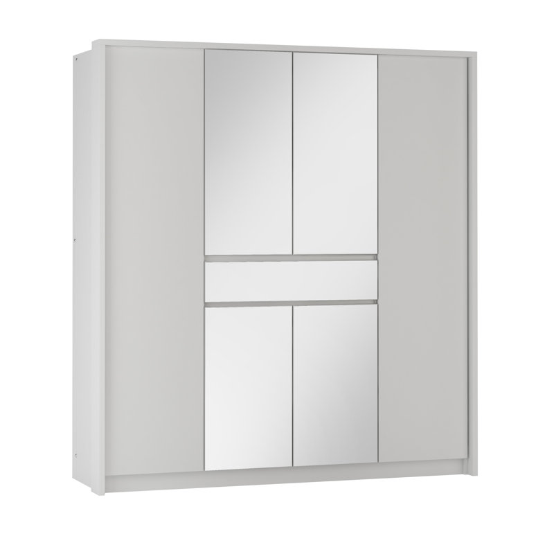 Bolius Manufactured Wood Wardrobe, White