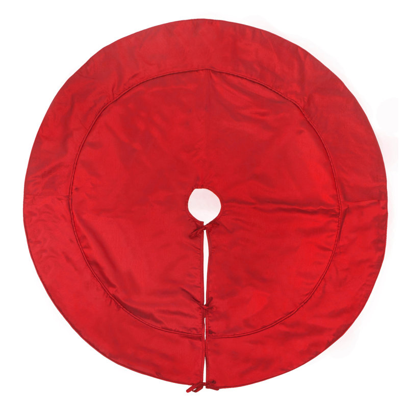 Vickerman 54" Red Polyester Christmas Tree Skirt