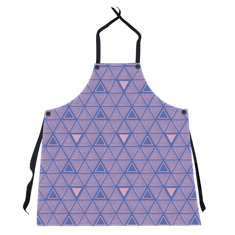 Patricia Geoffrey Bib Apron, Blue/Pink