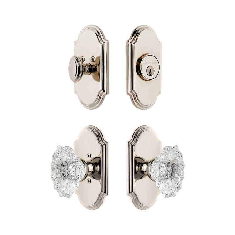 Ensemble de courte entrée Grandeur Arc, 2.375", Nickel poli