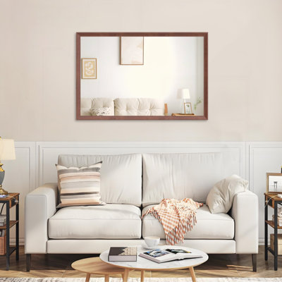 Miroir de salle de bain rectangulaire surdimensionné moderne pour salle de bain