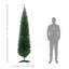 Arbre de Noël artificiel 8 pi avec 818 extrémités de branches réalistes et support en plastique, vert-1442902823