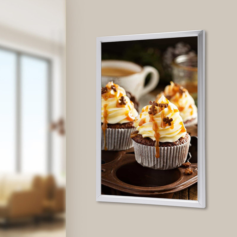 Cadre photo Echoe, Argent, 15,64 po x 21,64 po