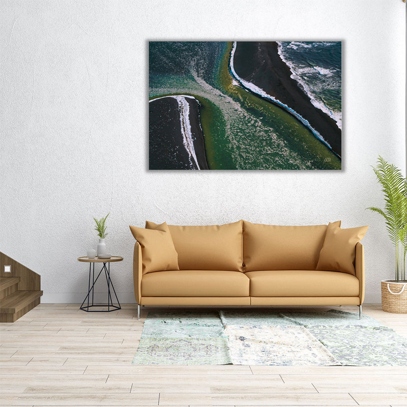 Islande Shores I - reproduction d'art sur toile, H 40 po x l 60 po