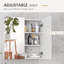 Mintu Wall Mounted Bathroom Storage Cupboard W/ Mirror and Shelf, White