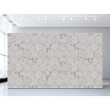 Marble Hexagon Vinyl Wallpaper Roll by Jamie Graney