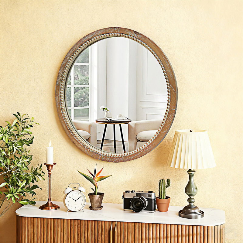 Miroir mural rond