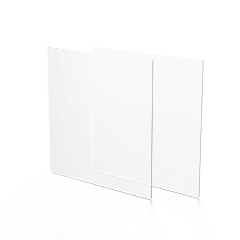 Feuille d'acrylique, H 11 po x l 14 po x P 0,13 po