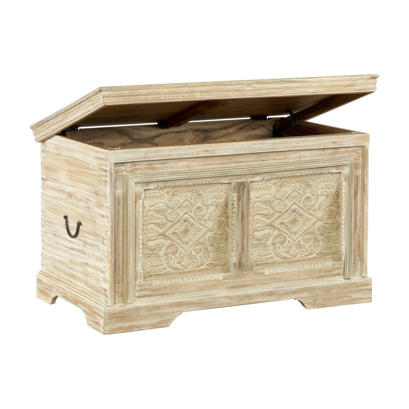 Solid Wood Accent Trunk