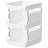 Plastic Stackable Storage Baskets, 3 Tier Stacking Bins For Closet Wardrobe, Playroom, Kitchen And Pantry Organization, Large Capacity Multi-functional Storage Containers Shelves, White