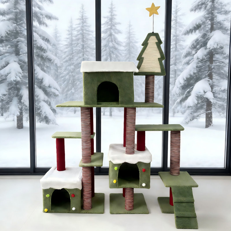 Holiday Haven Cat Condo