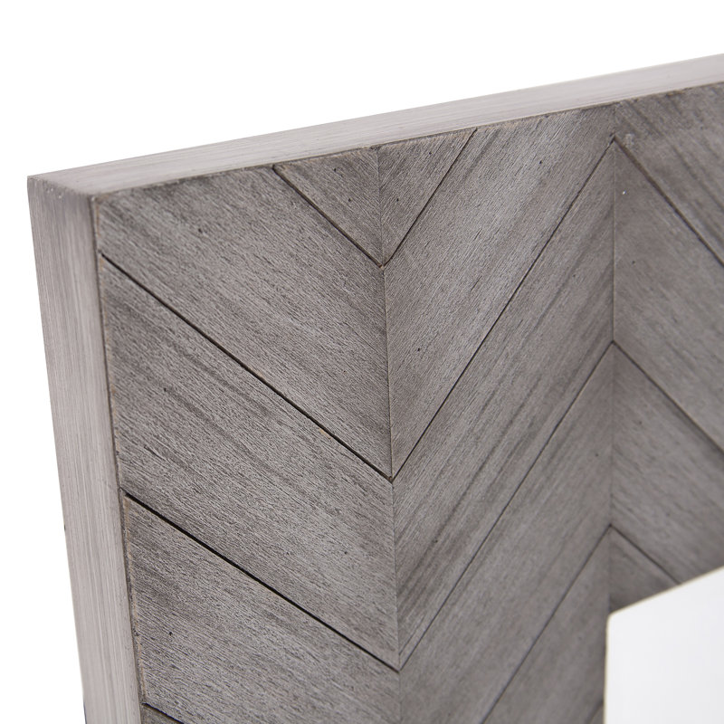 Solid Wood Frame Rectangle Wall Mirror