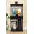 Cart Coffee Station Computer Cart On Locking Castors Hutch Gliding Shelf-1581020506