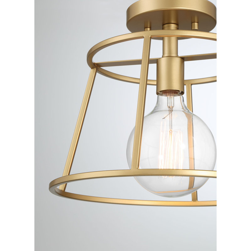1 LT Ceiling Light in Vintage Gold, Vintage Gold