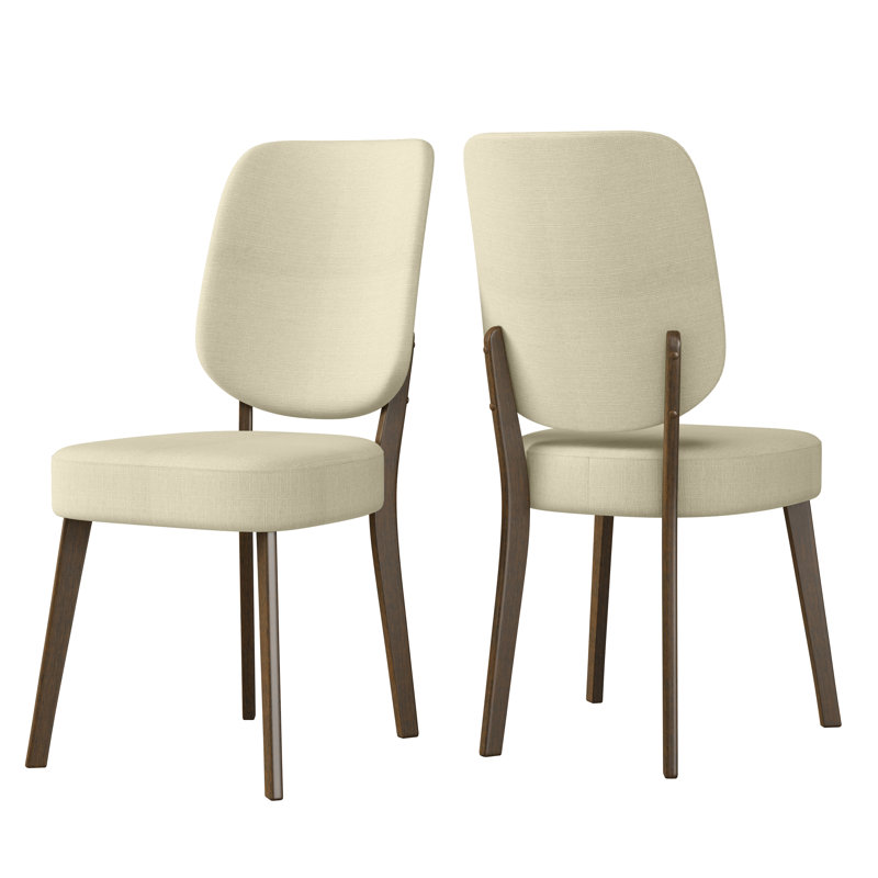 Hallenbeck 18.5'' H Upholstered Side Chair, Creamy Tan