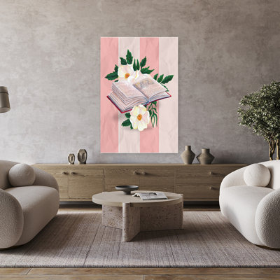 Contemporary Art Dreamy Romantic Vintage Flower Art