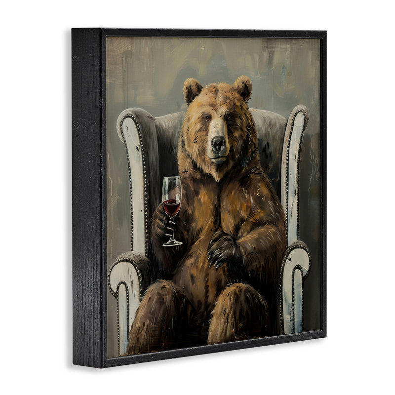 «It Was A Rough Day», estampe numérique, conception de Tina LeCour, H 17 po x l 17 po, Giclée encadrée noir minuit