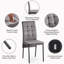 Chaise de salle à manger élégante en velours avec une conception ergonomique et une base en métal stable-1370854499-1590483843