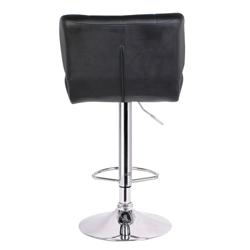 Tabouret de bar pivotant Blanchette, Noir