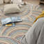 Tapis ivoire / multicolore lavable à la machine Aramus-1185431749