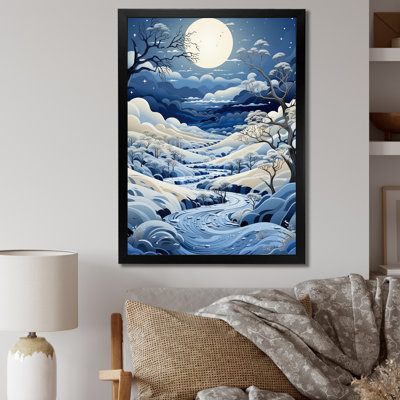 Snow Winters Moon Solitude I - impression