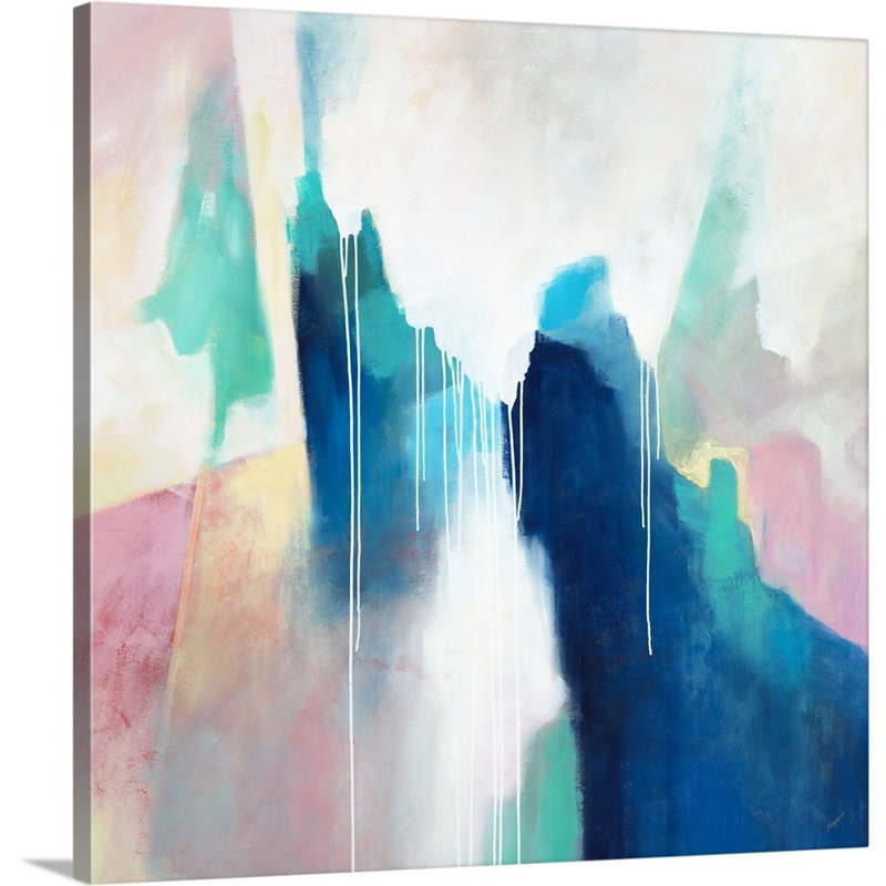 « gelato souvenirs »-reproduction d’art sur toile, Toile tendue, H 20 po x l 20 po x P 1,25 po