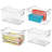 Mdesign Deep Plastic Office Storage Organizer Bin With Handles - 2 Pack - Clear-83063986