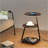 Nightstand with Charging Station and LED Lights-1457419159